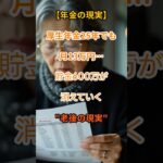 【年金の現実】この年金額じゃ生活できない！【シニアの口コミ】
