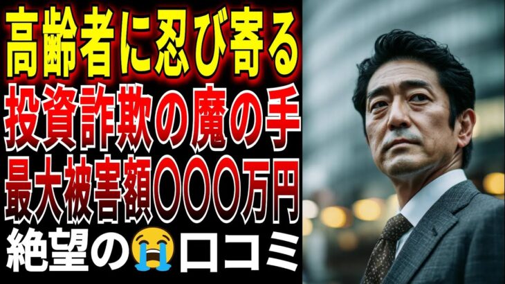 【シニアの口コミ】騙された！年金を狙う投資詐欺の罠…