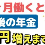 🌸🍡👘【老後年金】老後に1ヶ月働くと年金はいくら増える？厚生年金と国民年金、何年で元が取れるか解説します🌸🍡👘