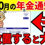 ˚⊱🪷⊰˚【絶対確認しろ】10月に届く年金通知書 この大事な2か所必ず確認してください！12月に年金受給者全員がもらえる’政府からの特別ボーナス’と年金振込通知書の重要チェックポイントを完全解説します