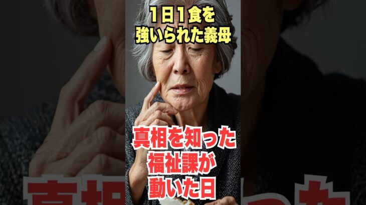 1日1食を強いられた義母。真相を知った福祉課が動いた日 #感動 #60歳代 #感動話 #シニア #shorts
