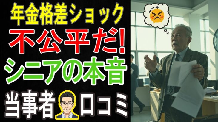 【年金格差の真実】あなたは「勝ち組」？それとも「絶望組」？😱 シニアが語る衝撃の格差社会15選*