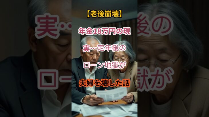 【老後の悲劇】年金18万円…定年後ローンが夫婦を破壊した真相【シニアの口コミ】