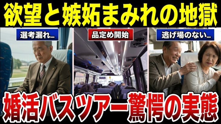 シニア婚活バスツアーの驚愕の実態…欲望と嫉妬まみれの地獄でした 口コミ20選 #老後 #口コミ