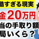♡【知らないと損】年金月20万円の手取り額！税金、保険料はどのくらい天引きされる？♡