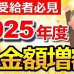 👥【2025年度】年金・給付金が増額改定へ！4つの新変更点をわかりやすく解説！【在職老齢年金】👥