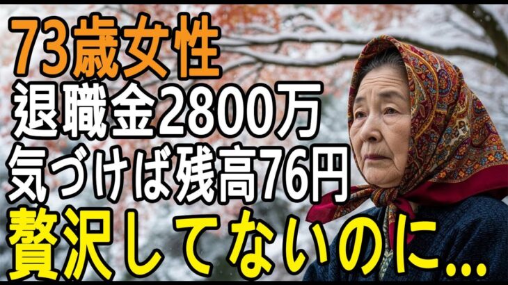 年金月22万円、退職金2800万円でも通帳残高76円…「贅沢してない」のに破産した73歳女性の見落とし