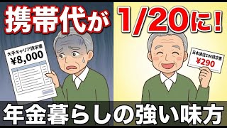 【携帯代節約】月額290円から！日本通信SIMの選び方と乗り換えガイド【シニア向けスマホ講座】