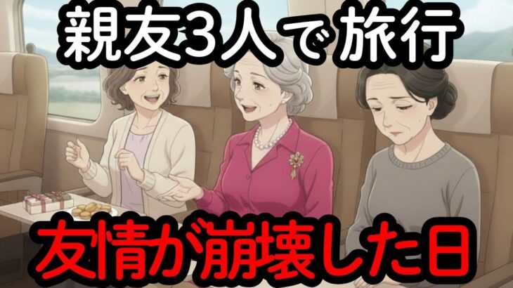 【悲惨】親友と3人で旅行後、連絡がパッタリ途絶えた悲惨な末路…【シニアの友人関係】