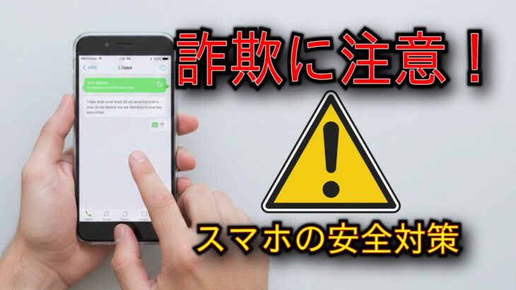 【要注意】そのメッセージ、詐欺かも？スマホを守る3つの基本