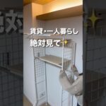 賃貸・一人暮らし必見！狭い洗面所にオススメ家具3選 #shorts