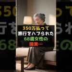 350万払って旅行をハブられた68歳女性… #shorts