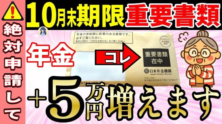 ˚⊱🪷⊰˚【絶対申請しろ】年金の手取が増える重要書類 期限までに提出しないと手取で5万円も損する年金の扶養親族等申告書を完全解説します˚⊱🪷⊰˚