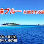 【沖縄・座間味島】座間味ブルーに癒される旅 60代シニア夫婦 夫婦旅 ひろとたーちゃん キャンピングカー車中泊 番外編