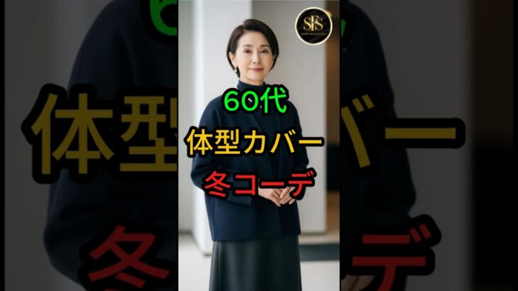 60代 体型カバー 冬コーデ｜上品で細見えする大人女性ファッション