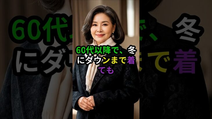 どれだけ着込んでも寒いなら？｜肌着より先に守る場所#シニアファッション#60代以降#冬の寒さ対策