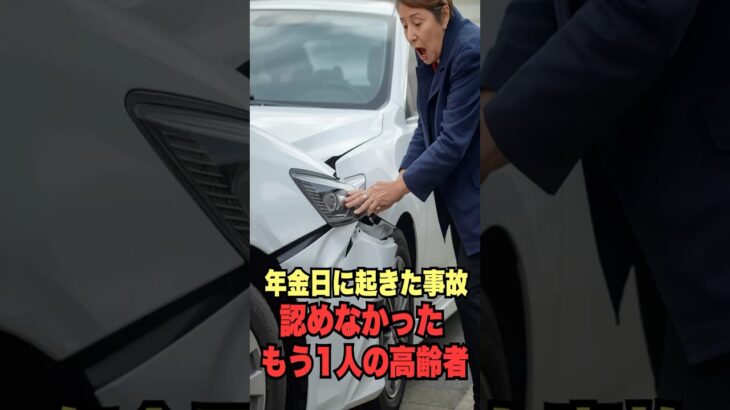 年金日に起きた事故、認めなかった“もう一人の高齢者” #感動 #60歳代 #シニア #shorts