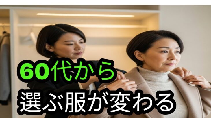 60代、長く着続ける服｜この選び方が10年後を変えます#60代ファッション#シニアファッション#冬服コーデ