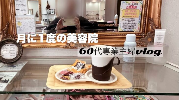 【シニアライフ60代】月に1度の美容院｜○○入り！？我が家のカレー｜専業主婦の日常｜主婦vlog｜茶トラ猫と暮らす