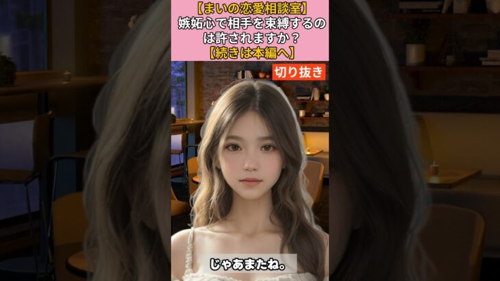 【シニア・60代】【まいの恋愛相談室】#37-4 嫉妬は愛か、それとも依存か　63歳女性が語る“束縛が壊した恋”と本当の愛のかたち