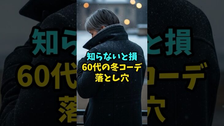 【あなたは大丈夫？】60代の冬コーデ落とし穴！#60代ファッション #冬コーデ #シニアファッション