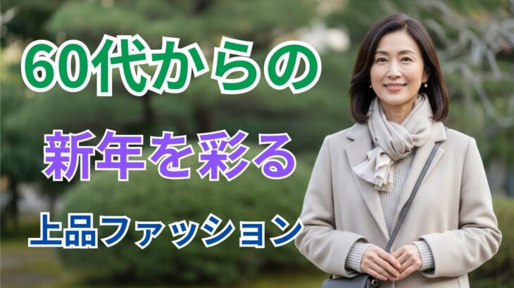 60代女性のための日本の新年ファッション|60代女性 ファッション, 初詣 コーデ, 日本 新年 ファッション, 大人 女性 上品 コーデ, 冬 初春 コーデ 60代, 縁起 色 ファッション