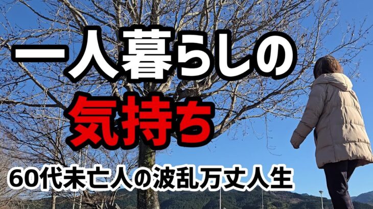 【60代一人暮らし】68歳 一人暮らしの気持ち【シニアVlog】