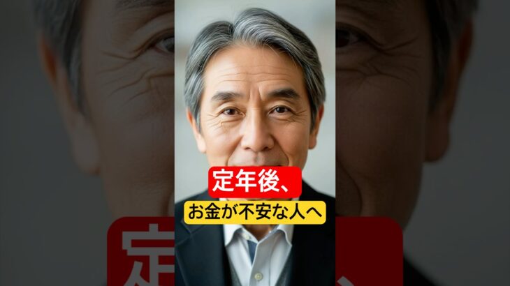 定年後のお金不安を終わらせる方法 ― 年金カットなしで安心して働く「62万円時代」のシニア戦略 ―