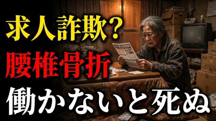 年金だけでは暮らせない。65歳からの「軽作業」の罠。腰が砕けた初日の夜。【シニア老後】