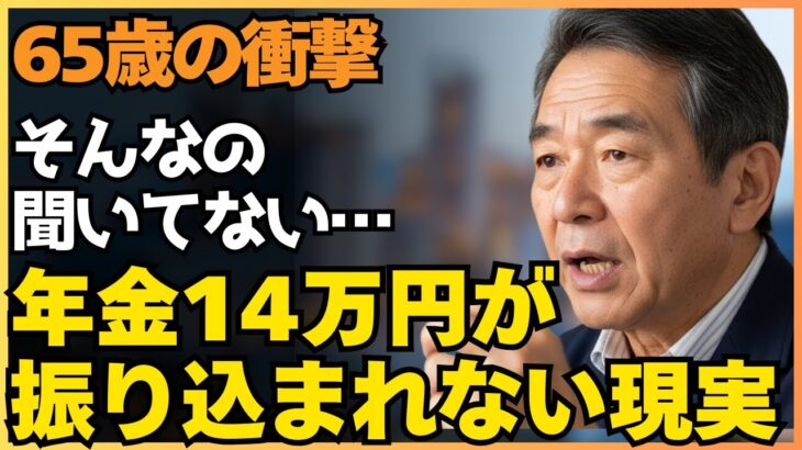 【65歳男性】年金14万円のはずが、振り込まれない現実…
