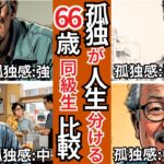 【漫画】年金より怖い“孤独”が人生を分ける…66歳無職4人の老後比較と逆転の一歩【シニアの悩み・孤立・友達づくり】