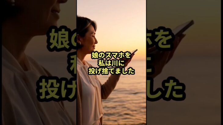 【実話】娘のスマホを海に投げた68歳の母…その理由に涙が止まらない