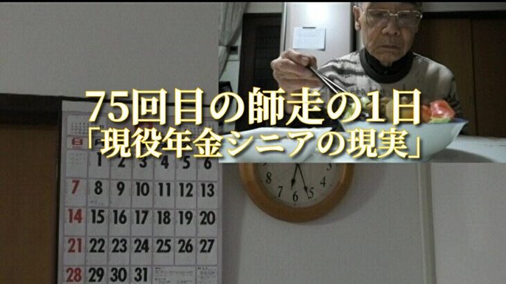 75回目の師走の1日「現役年金シニアの現実」