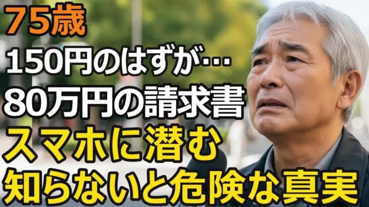 75歳年金暮らし、身に覚えのないクレジットカード請求80万円、カード情報を一度入力すると何が起こるのか 原因はまさかの   【シニア老後】