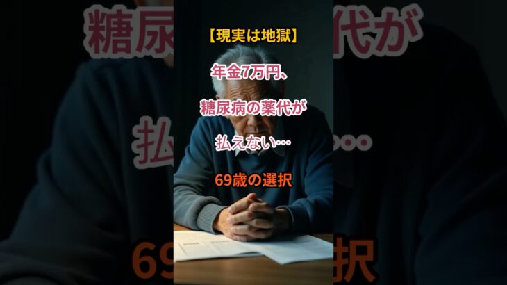 【残酷な現実】年金7万円…治療か生活か迫られた69歳【シニアの口コミ】