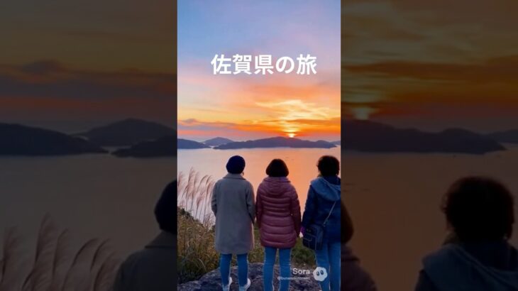 「おばさん３人組（佐賀県の旅）」 #AI生成　＃アクティブシニア