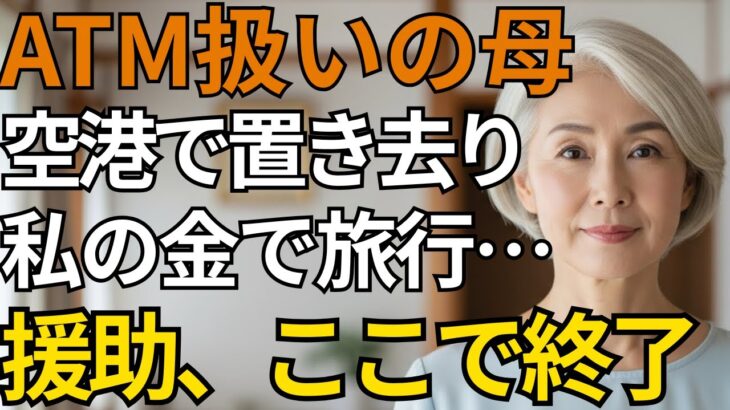 スペイン旅行当日、私たちを「ATM扱い」し置き去りにした息子夫婦。私名義の予約と380万円の無断引き出しを知った私は即座に援助全停止・予約全取消へ→【シニアライフ】【60代以上の方へ】