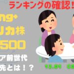 【Fang+アメリカ株・S&P500・新NISA】シニア前世代ランキング！変化はある？暴騰or暴落？12.01