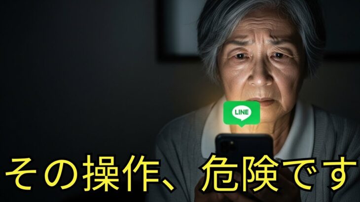 実はLINEが一番危険です｜高齢者・スマホ操作・詐欺に狙われる理由
