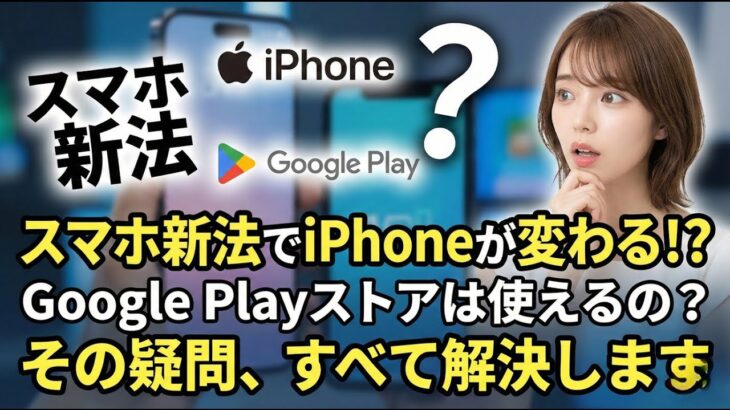 スマホ新法が始まった今、iPhoneやiPadにGoogle Play Storeを入れることはできるのか？