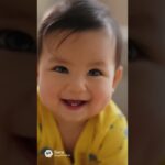 とてもかわいい赤ちゃんと小さくてかわいい子犬とのラブラブな映像 #shors