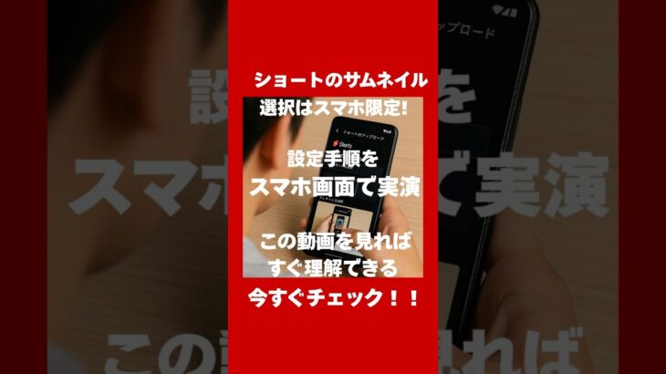 ショートのサムネはスマホ限定！設定方法を実演で解説   #shorts #YouTubeショート #ショート動画サムネイル  #サムネイル設定   #シニア  #セカンドライフ