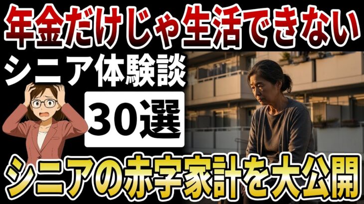【地獄の年金生活】シニアがリアルな本音を暴露！「年金だけでは生活できない…」定年退職後の生活水準激落ちで貧困になる理由【シニアの口コミ】