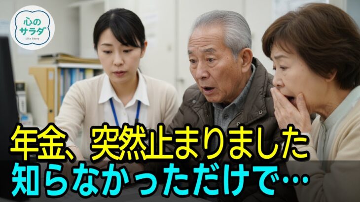 年金、突然止まりました。 知らなかっただけで… #シニアの物語 #感動実話 #家族ドラマ #人生ストーリー #心に響く話