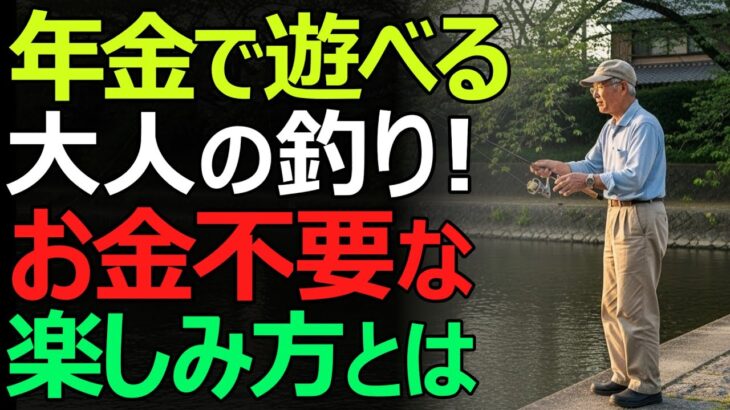【お金不要な趣味】年金生活でも楽しめる“大人の釣り”。幸せな老後を作るその魅力とは？