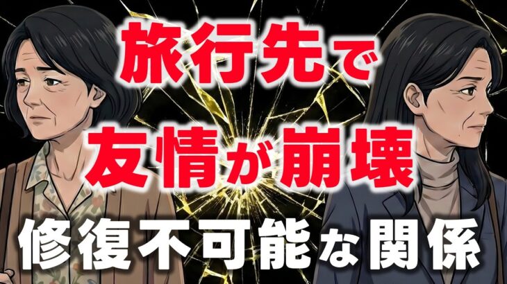 旅行先で友情が崩壊！長年の友人と距離を置いたら、老後が驚くほど楽になった物語 | 老後の友達 | 老後の幸せ | シニア