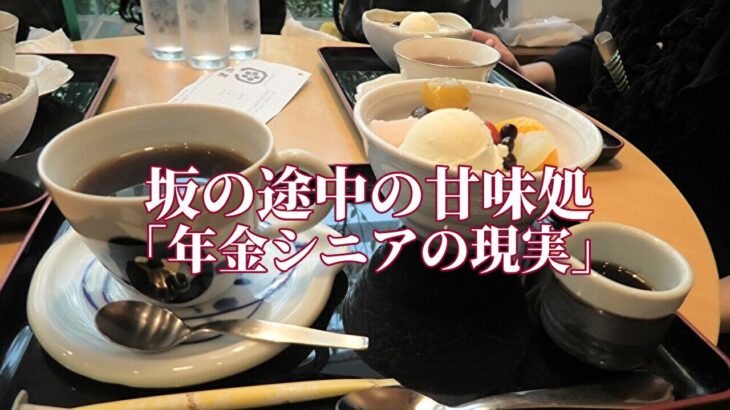 坂の途中の甘味処「年金シニアの現実」