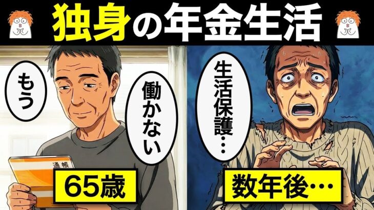 🌸🍡👘【漫画】年金生活を独身のまま迎えた男の末路…これが老後のリアル🌸🍡👘