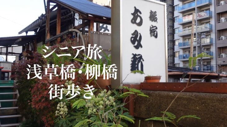 シニアの旅　浅草橋・柳橋の街歩き