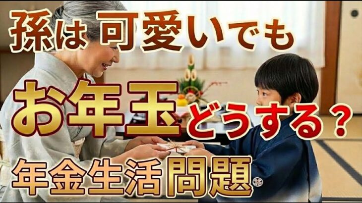 【年金生活】お年玉いくらあげる？【可愛い孫】日本の文化？